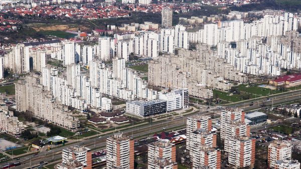 Aero-panorama Beograda i Novog Beograda