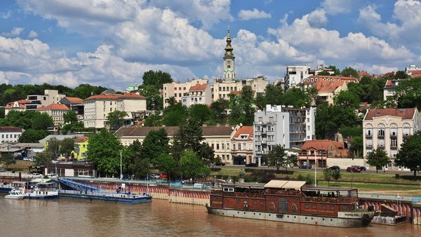 Reka Sava i panoramski pogled na Beograd