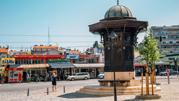 Sebilj česma i kaldrma u Skadarliji