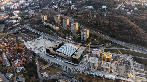 Železnička stanica Beograd Centar (Prokop), panorama